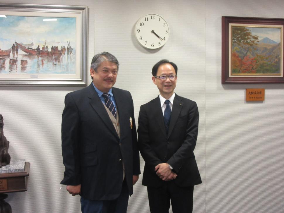 在大阪フィリピン共和国総領事表敬訪問