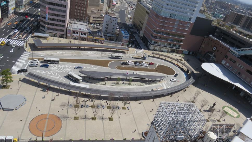 大分駅府内中央口広場