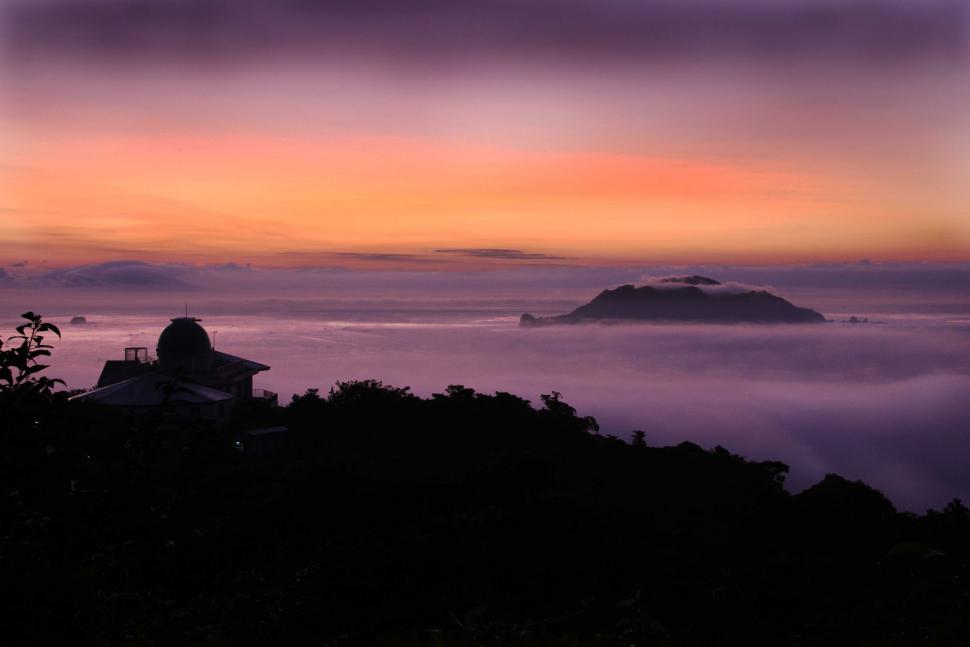 豊予海峡の朝霧の画像