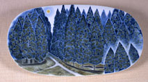 河合誓徳「杉木立」の写真