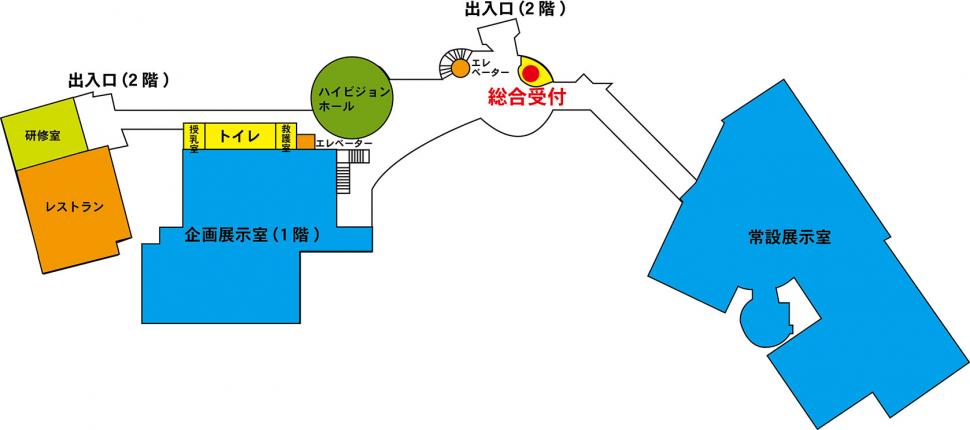 総合受付案内図