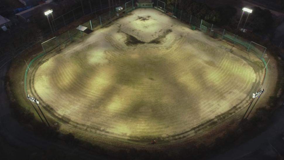 野津原第1球場夜間照明改修工事