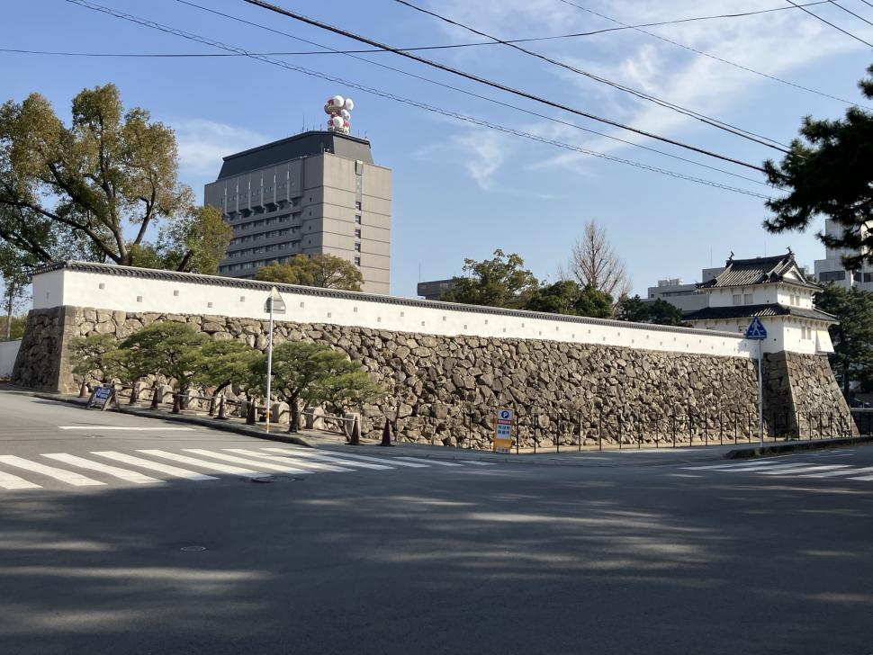 大分城址公園西側土塀災害復旧工事