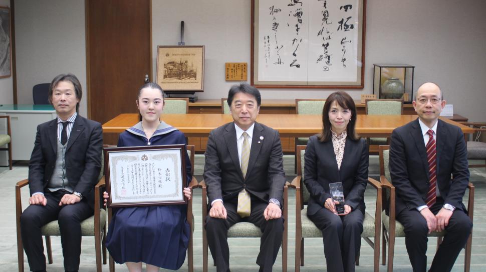 市長表彰授与式の様子