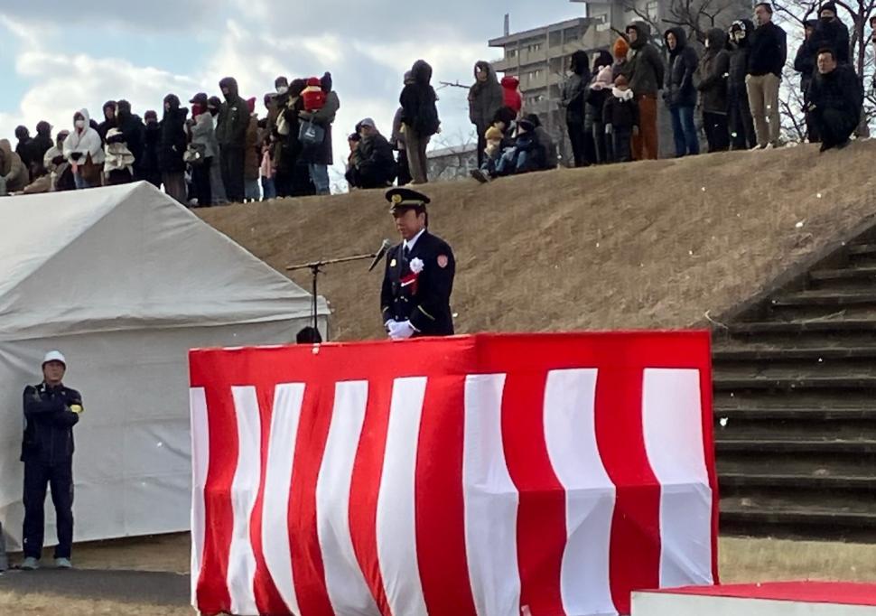 令和8年大分市消防出初式の様子