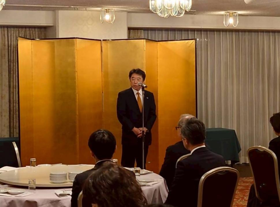 大分市商店街連合会新年懇親会の様子