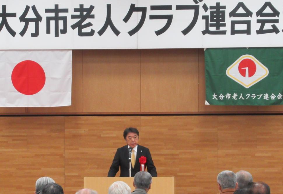 令和8年度大分市老人クラブ連合会定期総会の様子