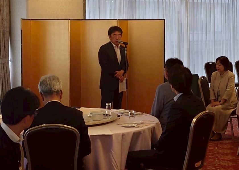2025年度大分市商店街連合会通常総会懇親会の様子