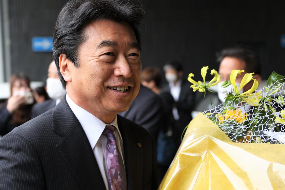 初登庁の様子