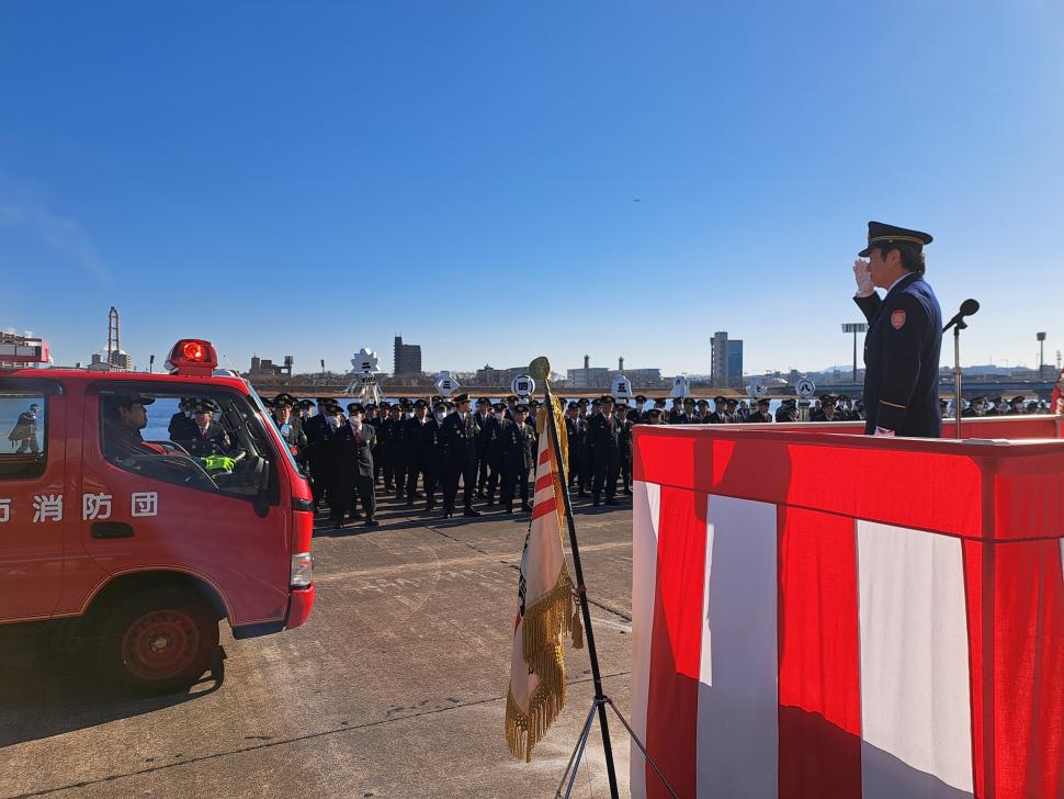 令和6年大分市消防出初式の様子