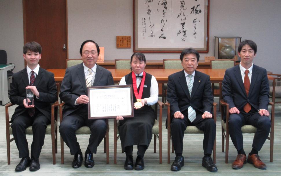 市長表彰授与式の様子