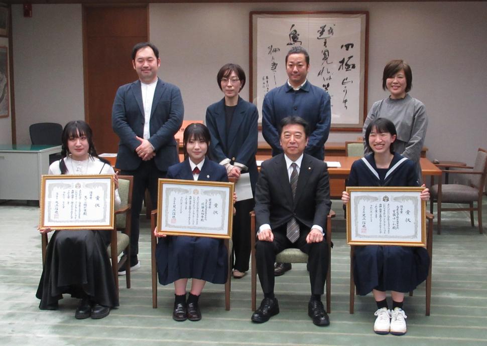 令和5年度「おおいた学生ビジネスプランコンテスト」表彰式の様子