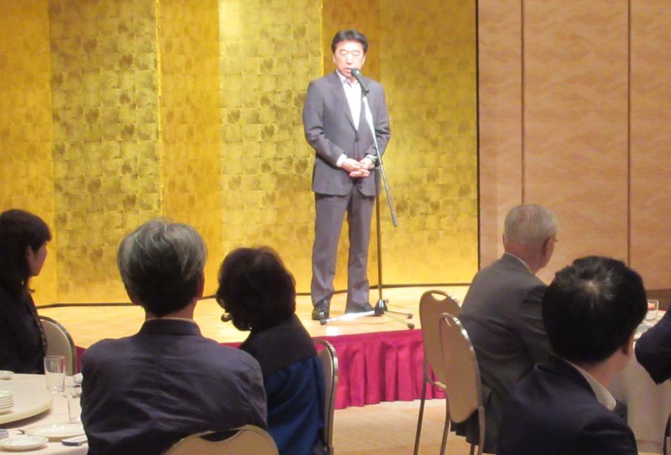 大分市商店街連合会通常総会懇親会の様子