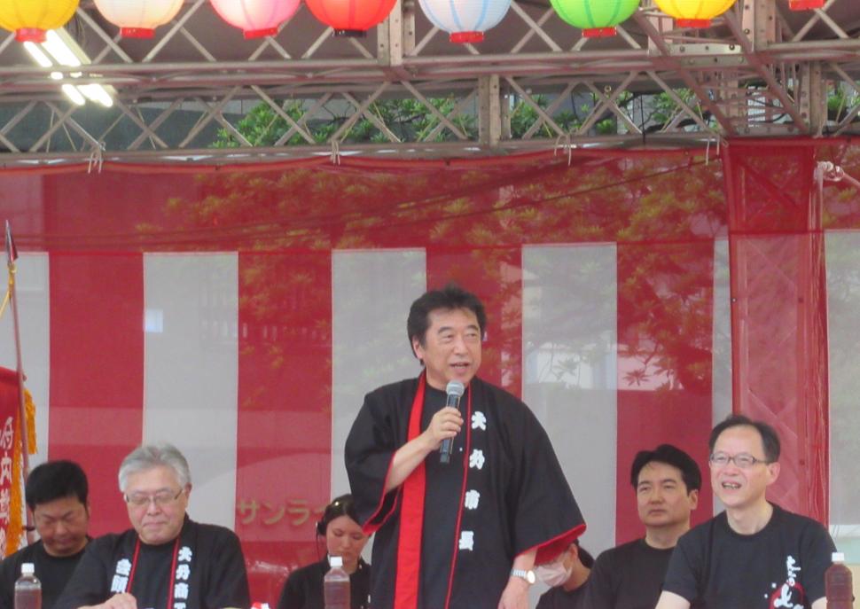 令和6年度(第43回)「大分七夕まつり」(初日) オープニングセレモニーの様子