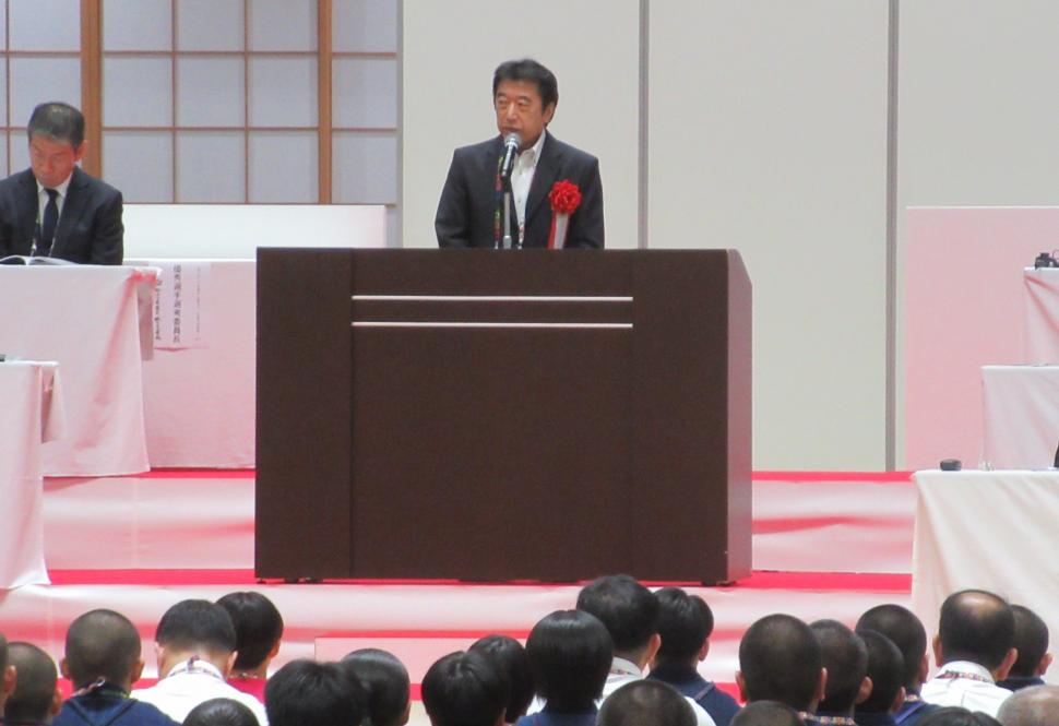 令和6年度全国高等学校総合体育大会 剣道大会 開会式の様子