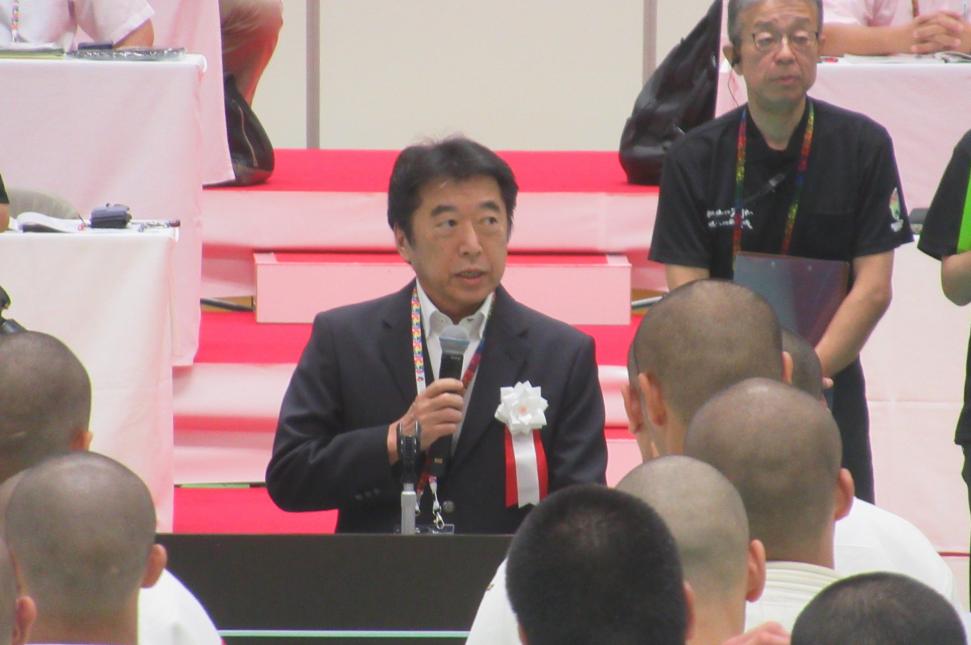 令和6年度全国高等学校総合体育大会 柔道競技大会 開会式の様子