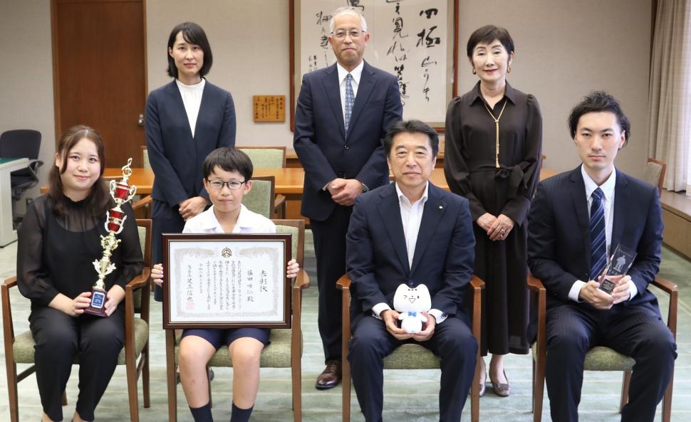 市長表彰授与式の様子