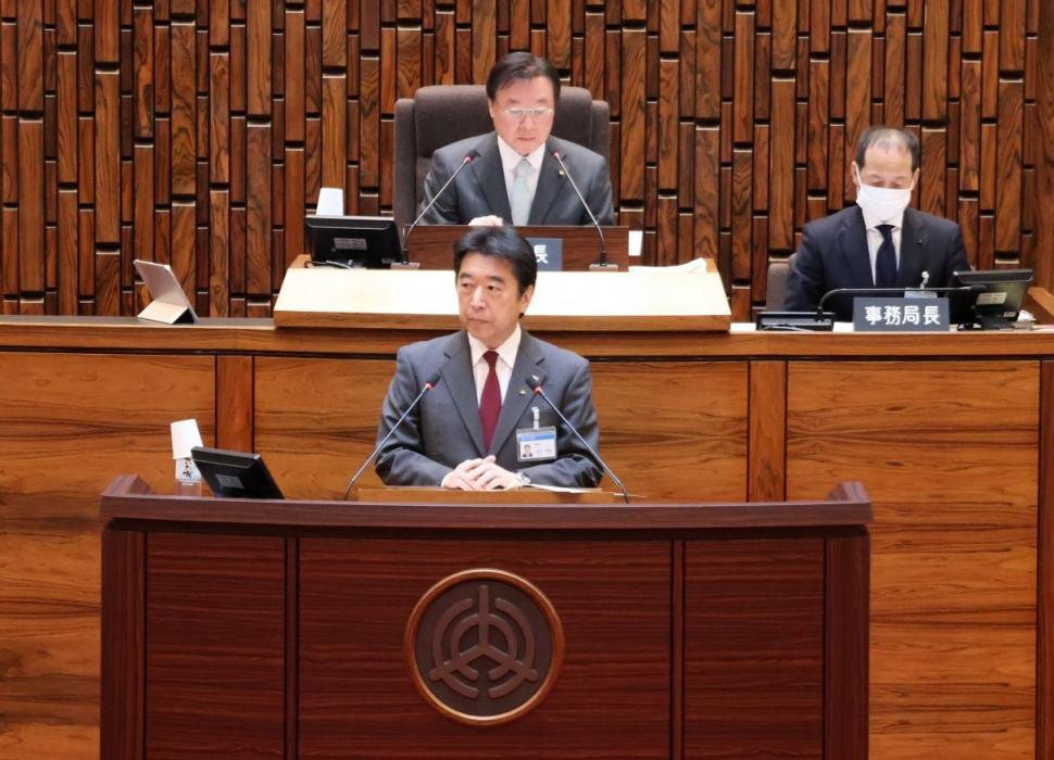 令和6年第4回大分市議会定例会 開会の様子