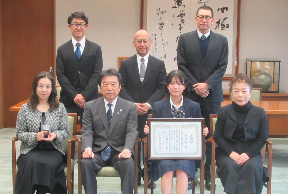 市長表彰授与式の様子