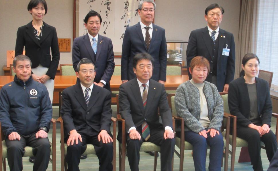 第78回大分県民スポーツ大会 スキー競技会 大分市役員・選手団 結団壮行式の様子