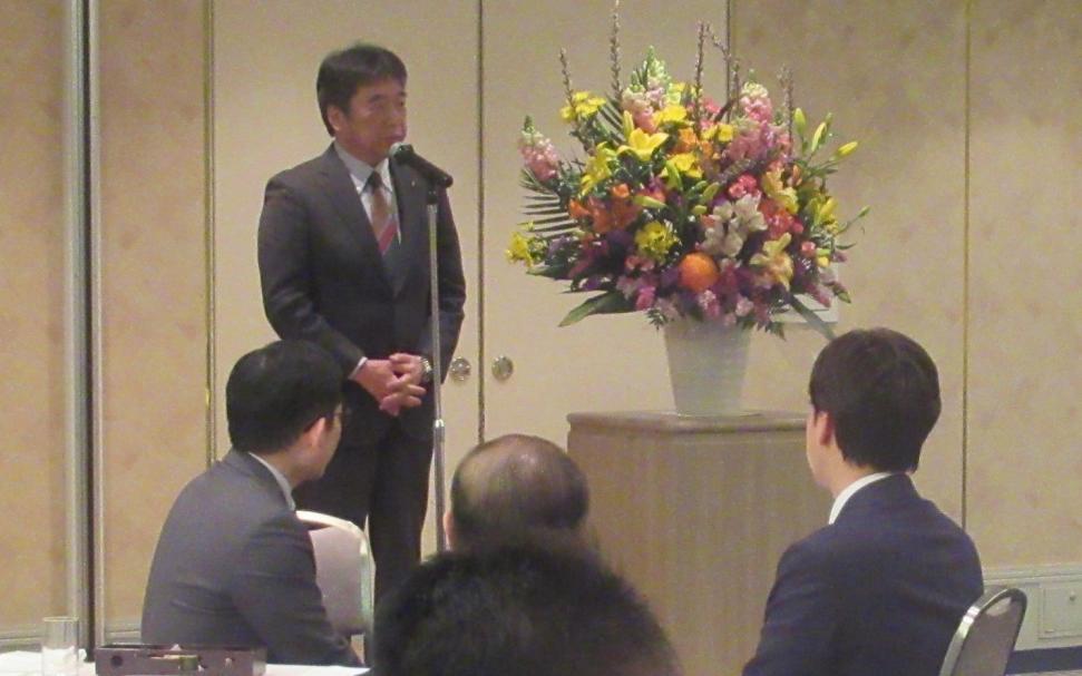 令和7年度西部地区郵便局長会懇親会の様子