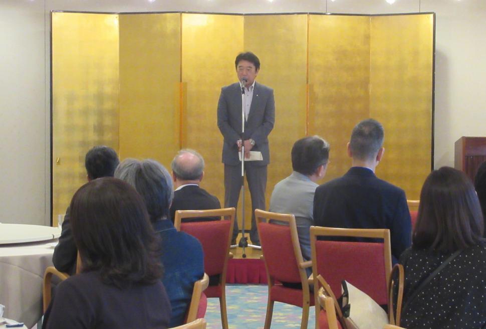 大分市商店街連合会通常総会懇親会の様子