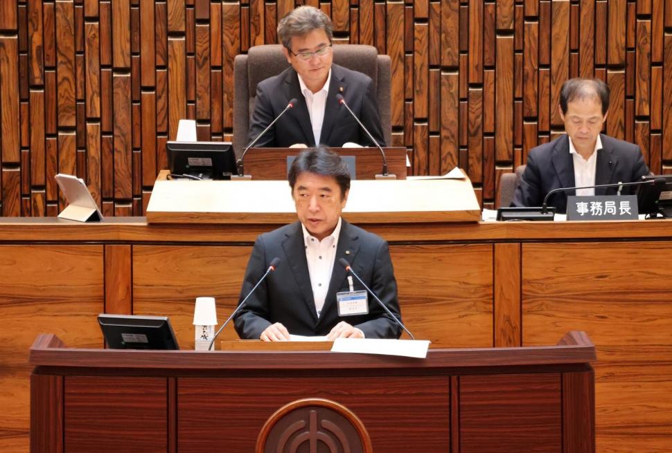 令和7年第2回大分市議会定例会 開会の様子