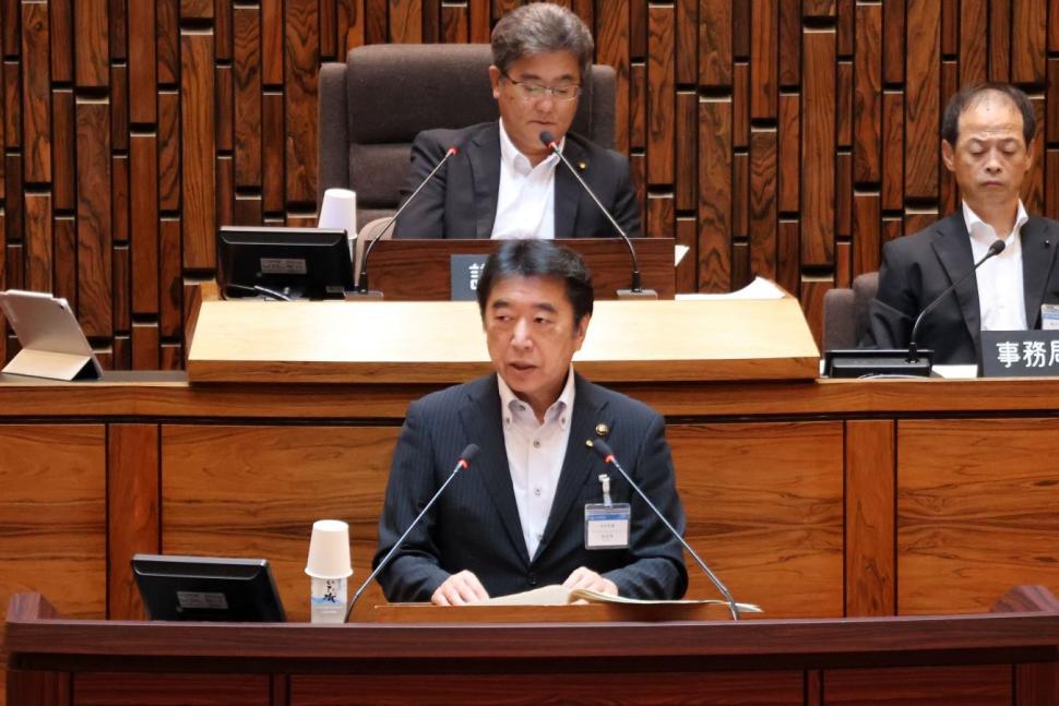 令和7年第3回大分市議会定例会 開会の様子