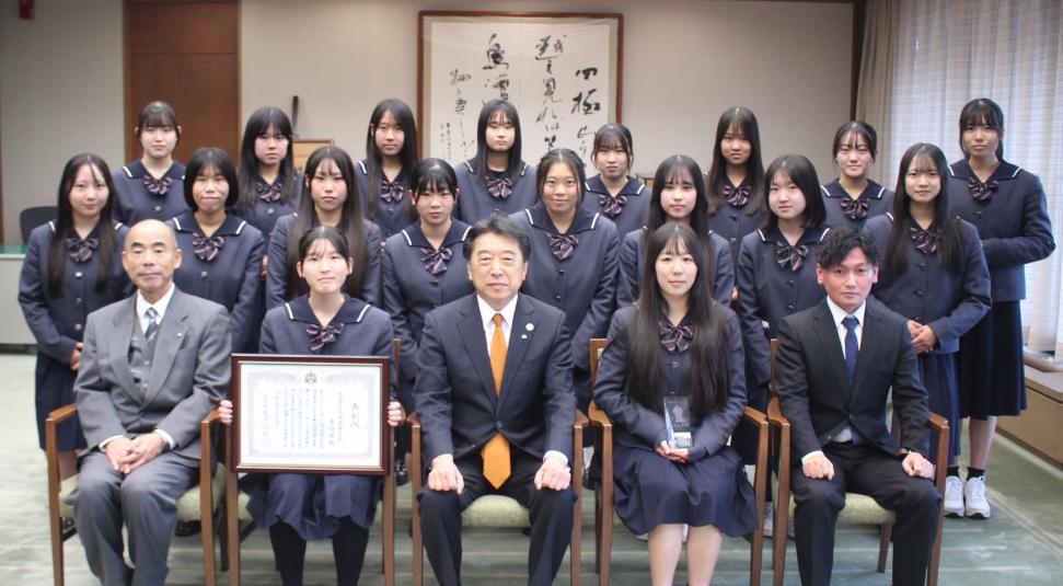 市長表彰授与式の様子