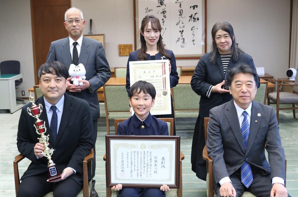 市長表彰授与式の様子