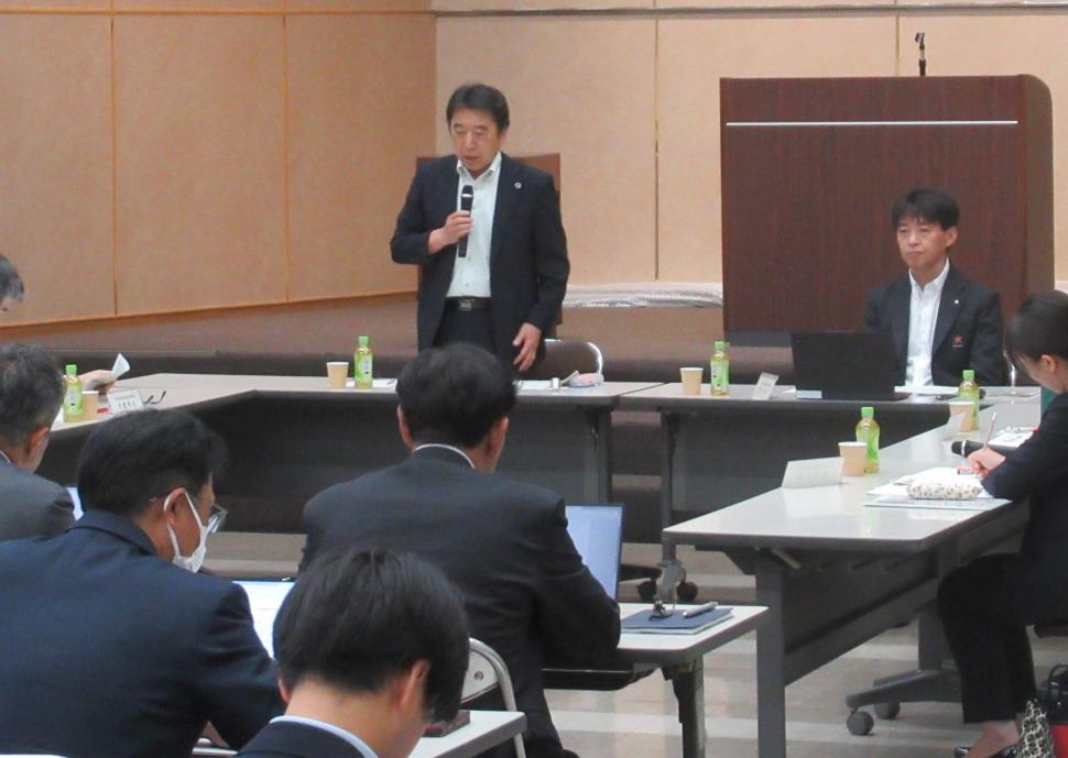 令和8年度 第1回大分市総合教育会議の様子