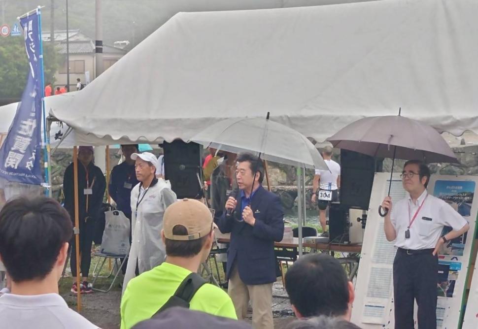 頑張れ！佐賀関2026 関アジトライアスロンフェスタ 開会式の様子