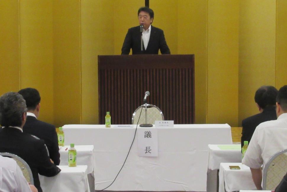 大分港振興協議会理事会・総会の様子