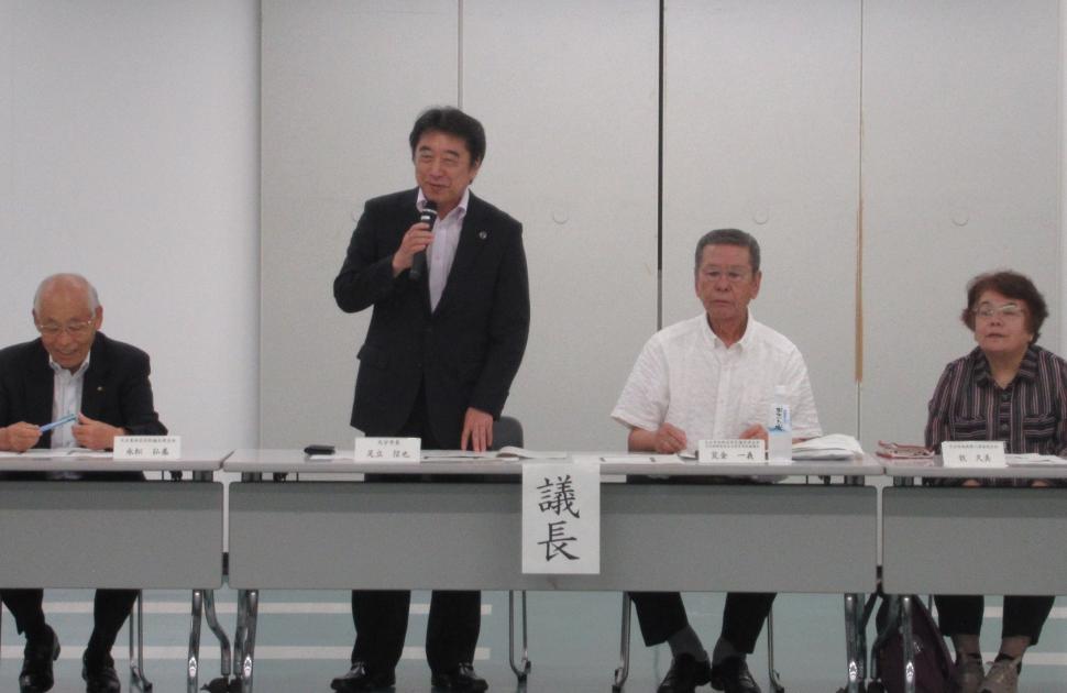 令和8年度大分市暴力絶滅協議会理事会の様子