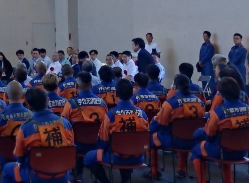 第34回大分県消防操法大会の様子