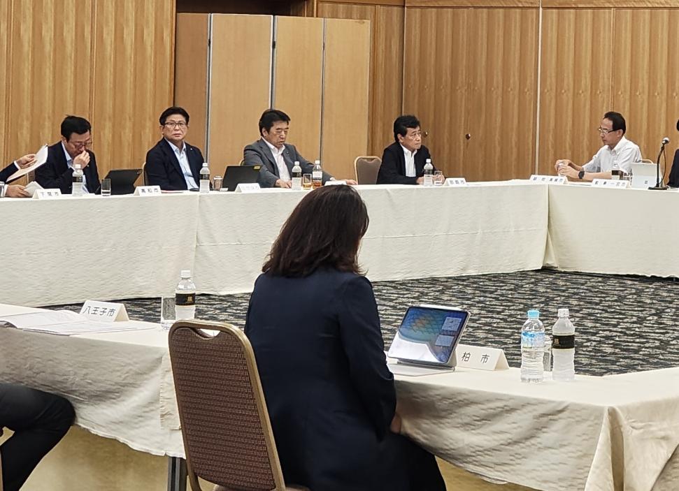 中核市市長会議の様子