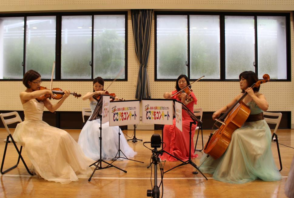 写真（どこでもコンサートin明治明野公民館）