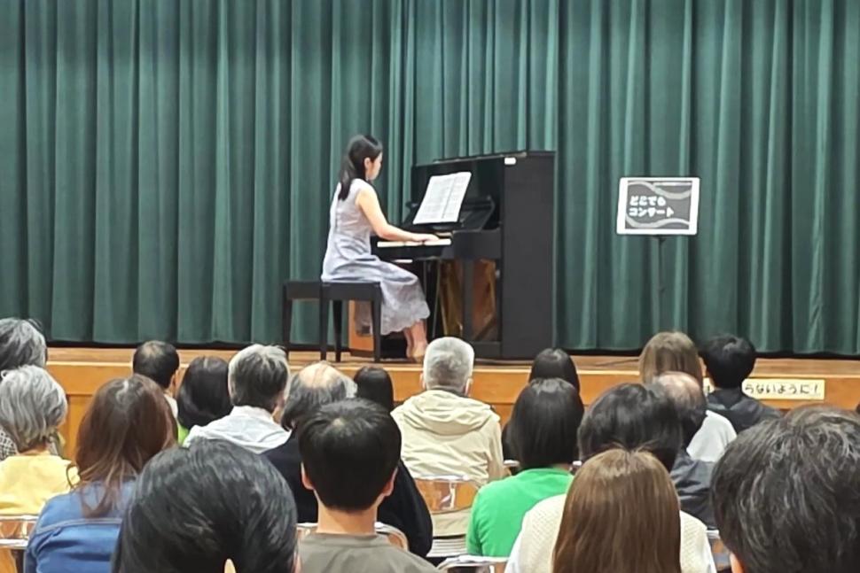 演奏の様子（大南公民館）