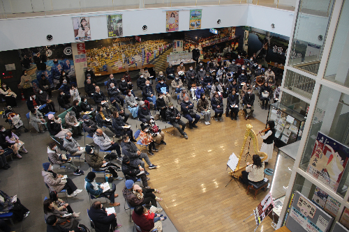 どこでもコンサート2月分会場の様子