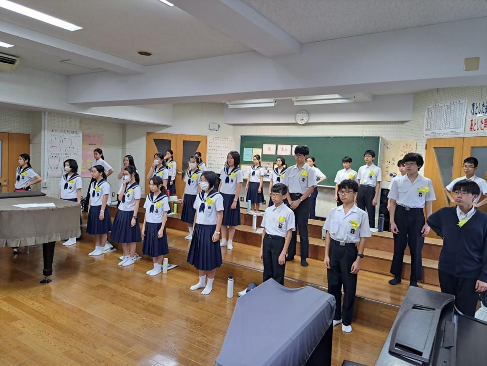 大分大学教育学部附属中学校合唱部写真