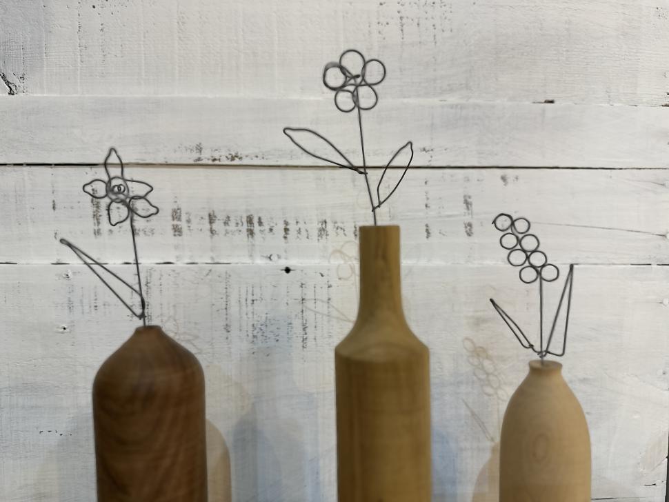 ワイヤーでお花を作ろう