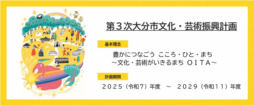 第3次大分市文化・芸術振興計画ページ上部画像
