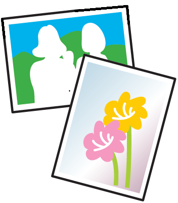 写真や絵などの紙