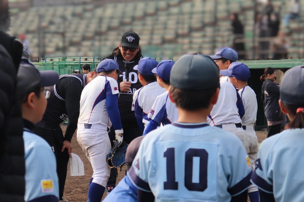 甲斐選手との交流
