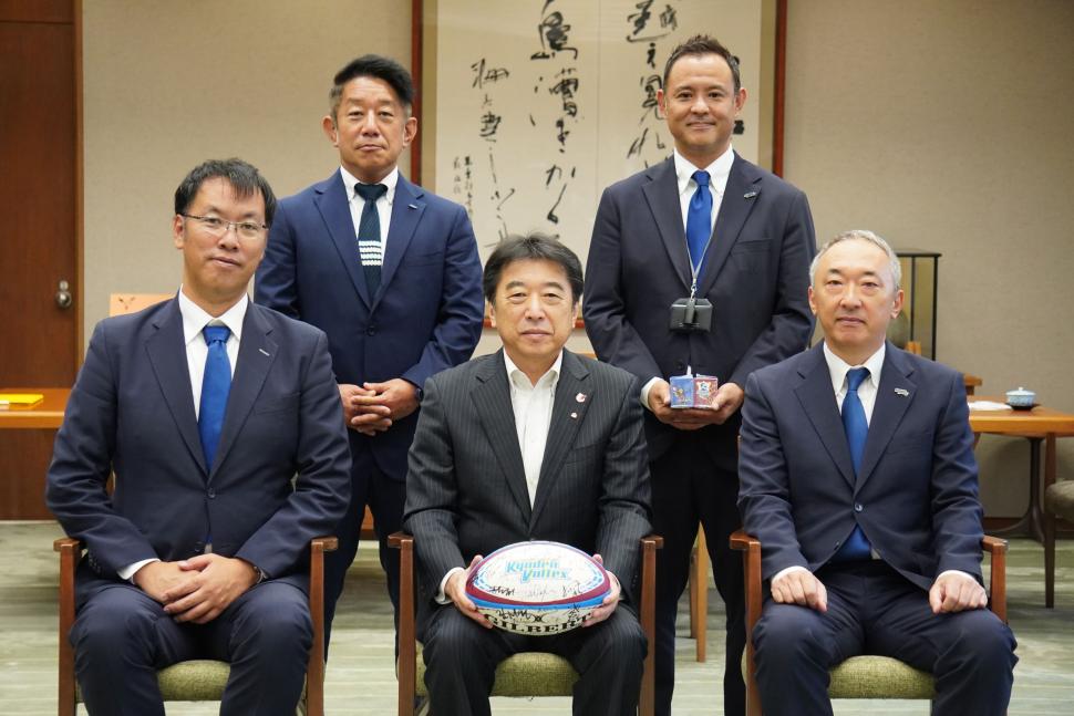 市長訪問集合写真