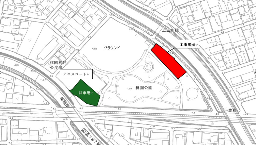 桃園公園駐車場2