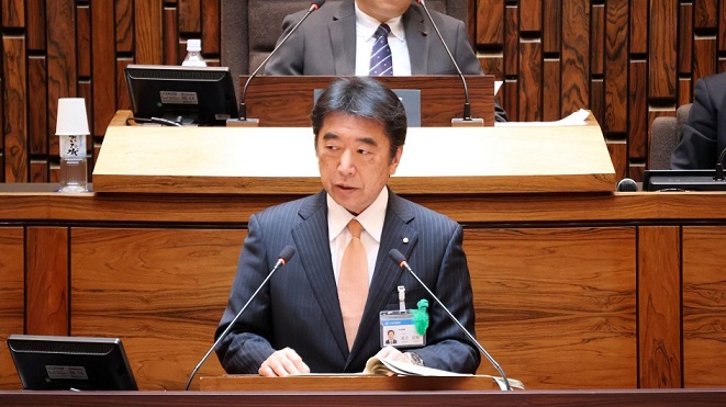 令和7年第1回大分市議会定例会の様子