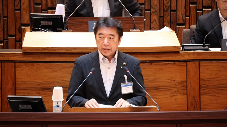 令和7年第3回大分市議会定例会の様子