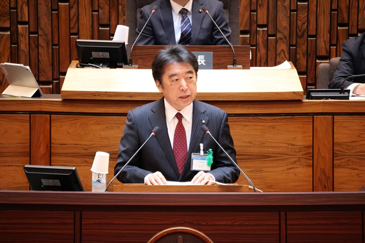 令和8年第1回大分市議会定例会の様子