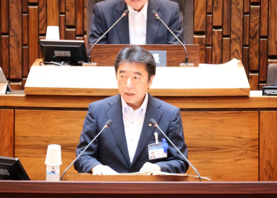 令和6年第2回大分市議会臨時会の様子